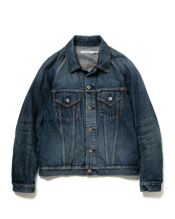 nonnative - TRUCKER BLOUSON COTTON 13.5oz DENIM VW DARK - INDIGO