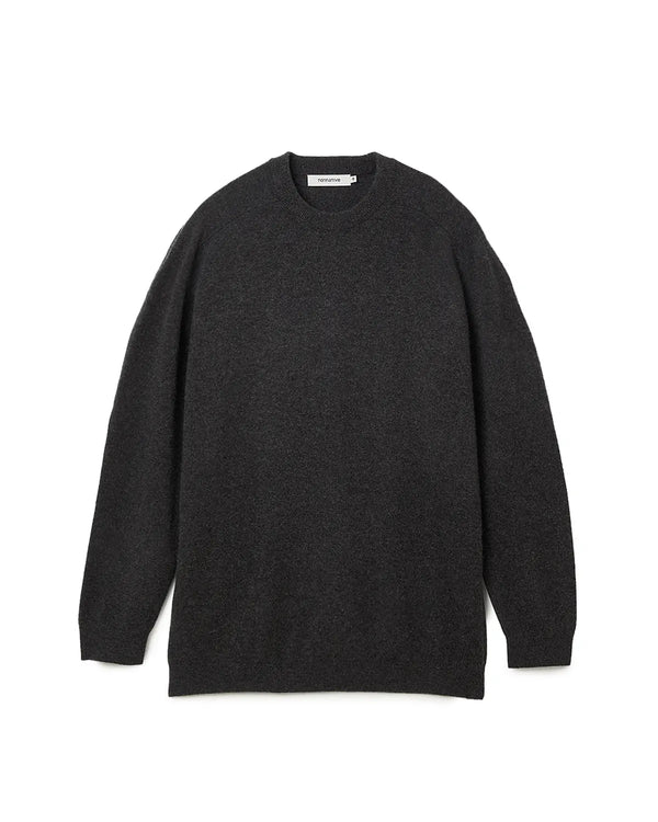 nonnative - DWELLER PULLOVER SWEATER CASHMERE YARN -CHARCOAL