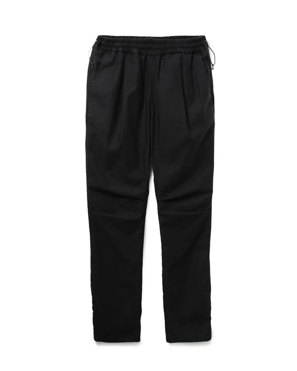 nonnative - HIKER EASY PANTS COTTON BACKSATIN PIGMENT DYE BLACK