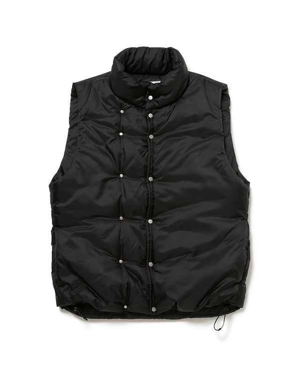 nonnative - HIKER PUFF VEST POLY TAFFETA -BLACK