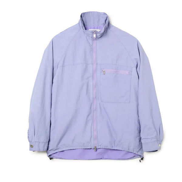 nonnative - HIKER FULL ZIP JACKET NYLON RIPSTOP PIGMENT DYE WITH WINDSTOPPER® - LILAC