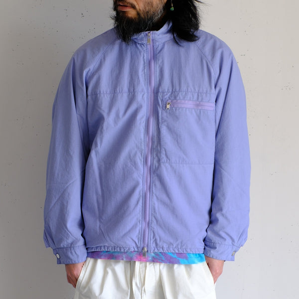 nonnative - HIKER FULL ZIP JACKET NYLON RIPSTOP PIGMENT DYE WITH WINDSTOPPER® - LILAC