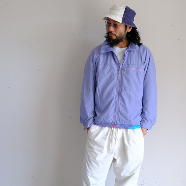 nonnative - HIKER FULL ZIP JACKET NYLON RIPSTOP PIGMENT DYE WITH WINDSTOPPER® - LILAC