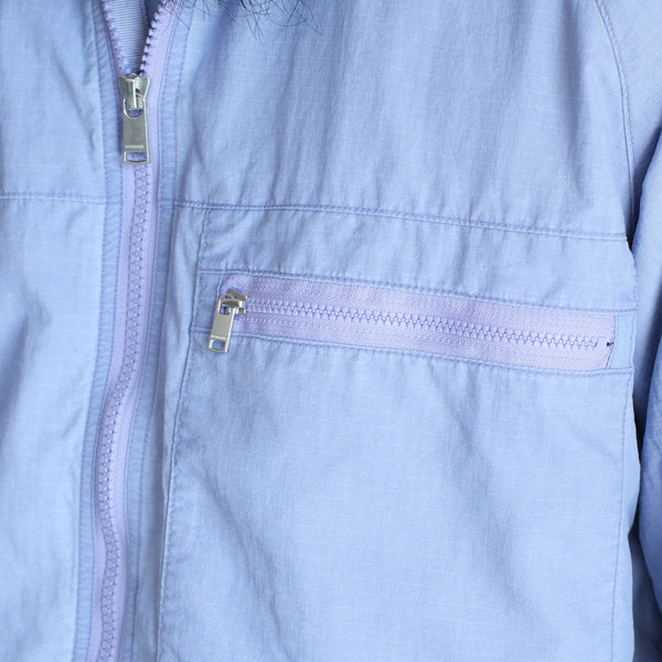 nonnative - HIKER FULL ZIP JACKET NYLON RIPSTOP PIGMENT DYE WITH WINDSTOPPER® - LILAC