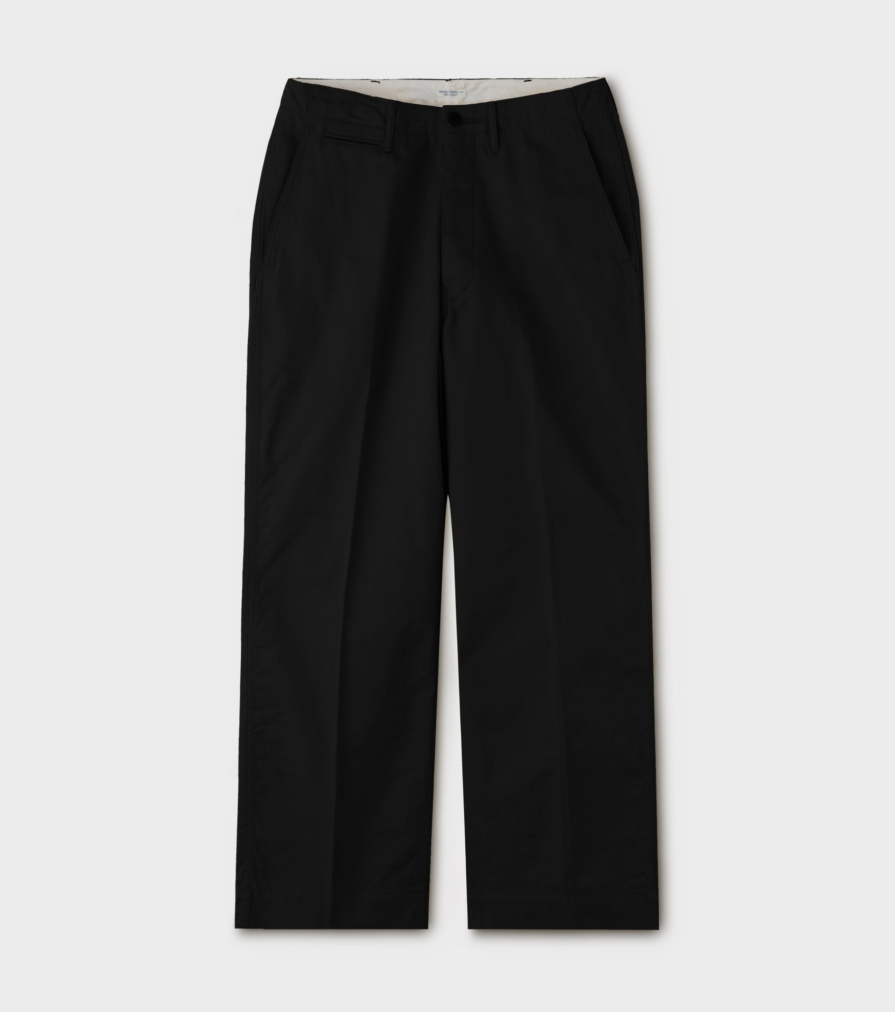 PHIGVEL（フィグベル）｜OFFICER TROUSERS WIDE- INK BLACK – anemoscope