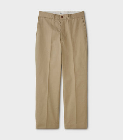 PHIGVEL（フィグベル）｜OFFICER TROUSERS WIDE- KHAKI