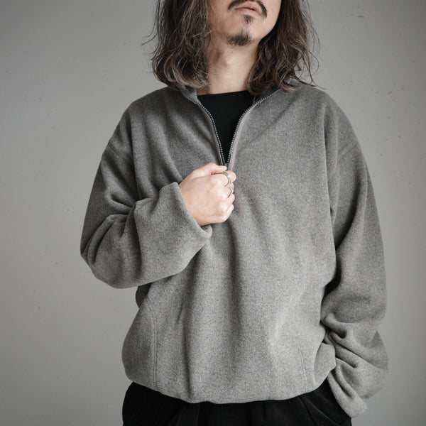 PHIGVEL - PULLOVER FLEECE JACKET - B.GRAY