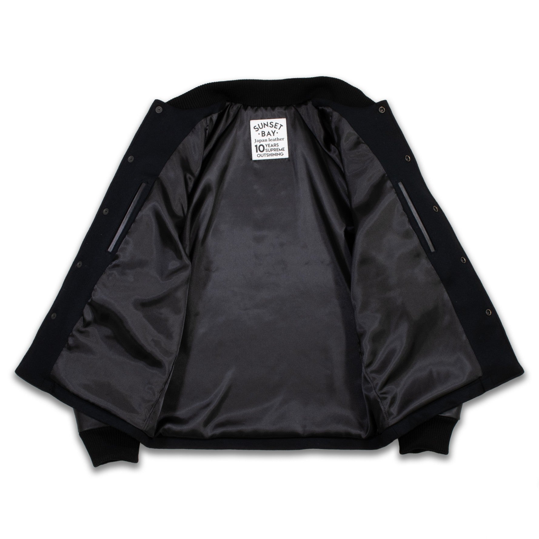 SUNSET BAY - INVINCIBLES W/BACK PATCH- BLACK – anemoscope