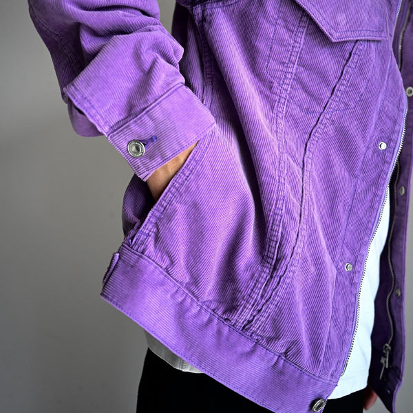 nonnative -  TRUCKER BLOUSON COTTON CORD SULFUR DYE WITH WINDSTOPPER®