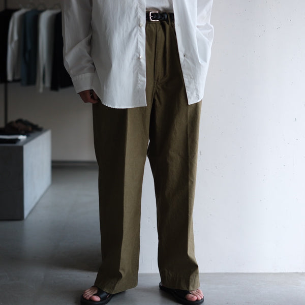 PHIGVEL - C/L WORKADAY TROUSERS - OLIVE