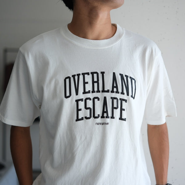 nonnative -DWELLER S/S TEE "OVERLAND ESCAPE" 3 - WHITE