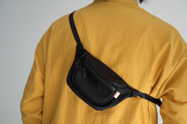 MASSTARD -WALLET BAG- BLACK CORDURA