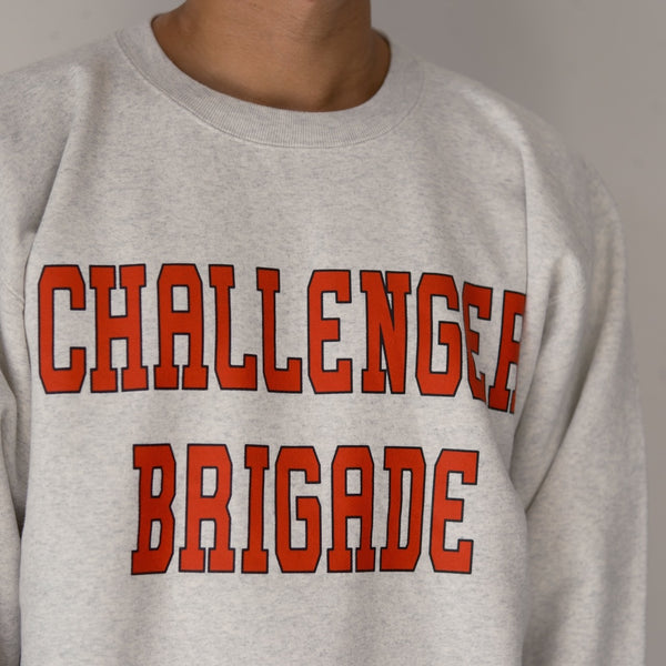 CHALLENGER - COLLEGE LOGO C/N SWEAT - GRAY