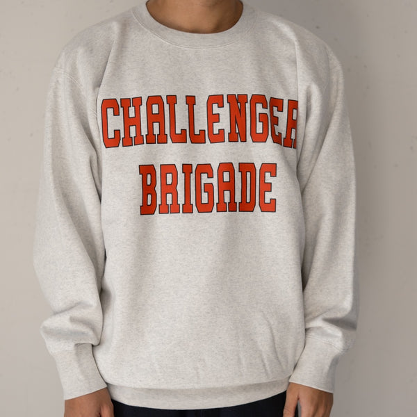 CHALLENGER - COLLEGE LOGO C/N SWEAT - GRAY