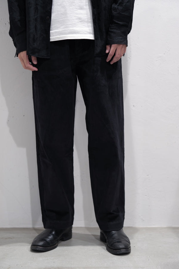 MASSTARD - NEW DAILY CHINOS CORDUROY- BLACK