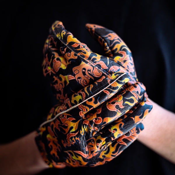 Lamp gloves -Utility glove Shorty- FLAMES