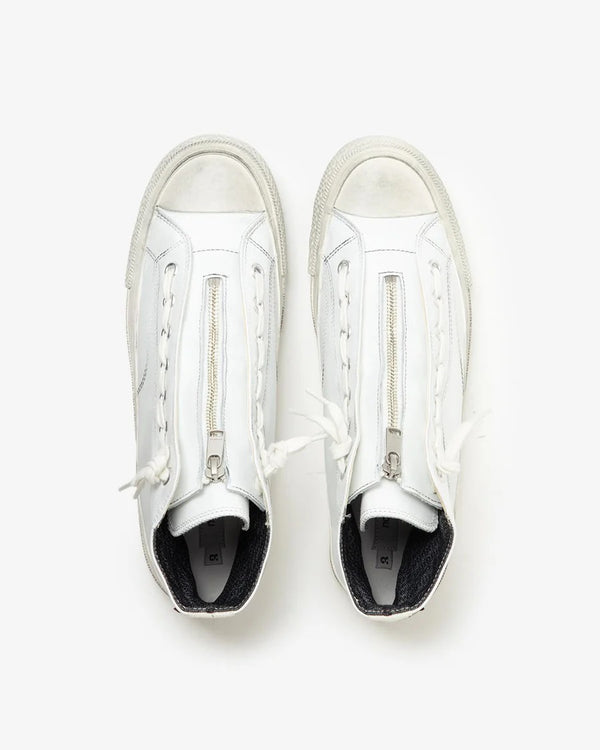 nonnative -  DWELLER TRAINER HI COW LEATHER WITH GORE-TEX by SPINGLE MOVE - WHITE