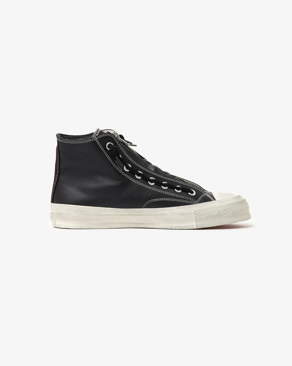 nonnative -  DWELLER TRAINER HI COW LEATHER WITH GORE-TEX by SPINGLE MOVE - BLACK