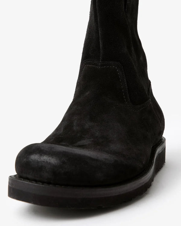 nonnative - WORKER ZIP UP BOOTS COW LEATHER - BLACK