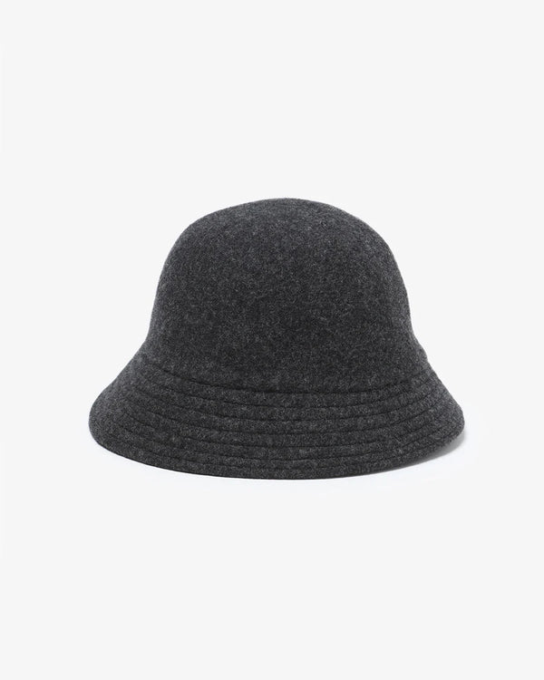 nonnative -WORKER HAT WOOL YARN- CHARCOAL