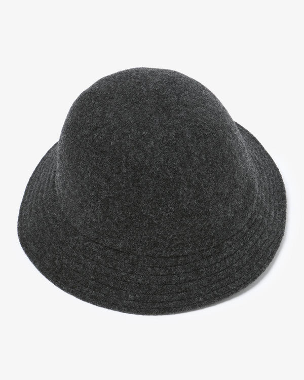 nonnative -WORKER HAT WOOL YARN- CHARCOAL