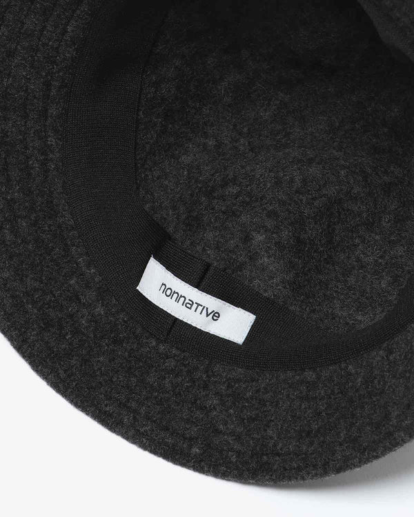 nonnative -WORKER HAT WOOL YARN- CHARCOAL