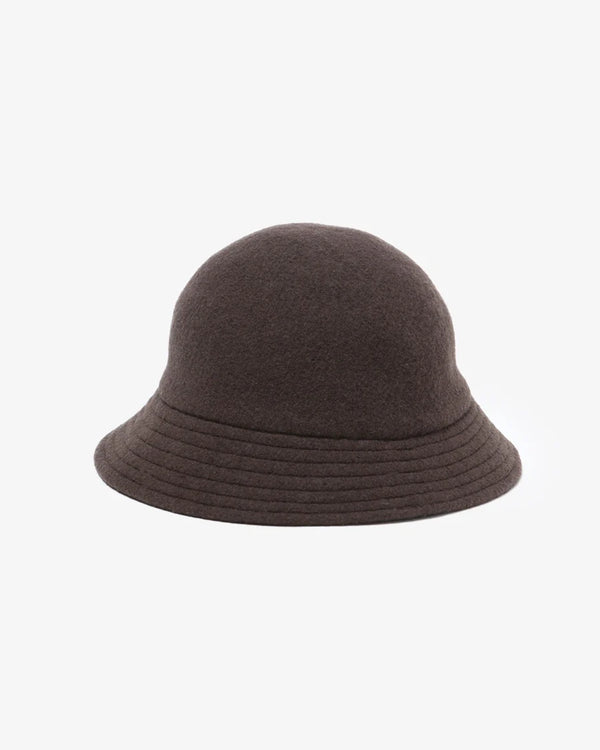 nonnative -WORKER HAT WOOL YARN- BROWN