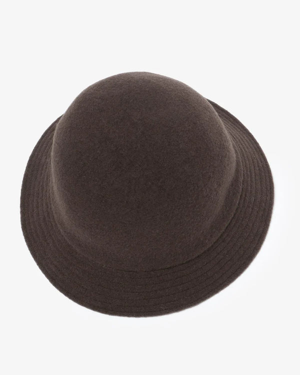 nonnative -WORKER HAT WOOL YARN- BROWN