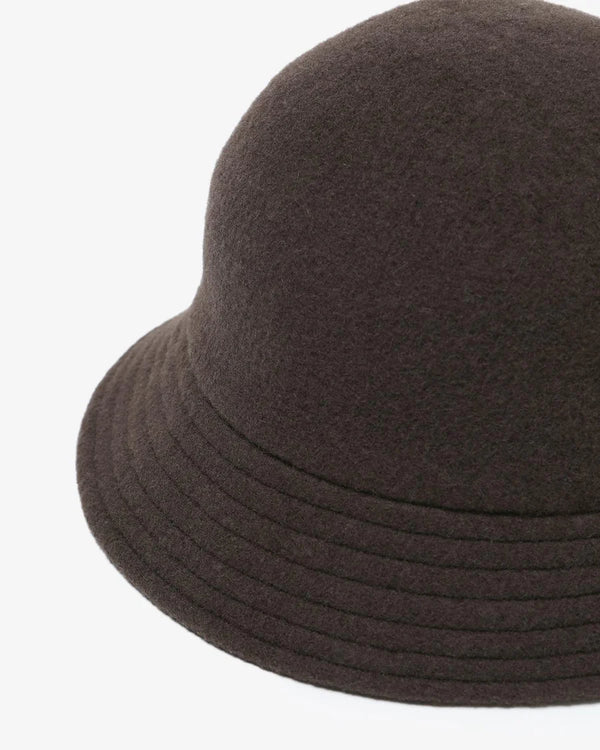 nonnative -WORKER HAT WOOL YARN- BROWN