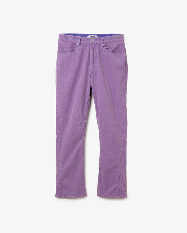 nonnative - DWELLER 5P JEANS TP COTTON CORD SULFUR DYE - LILAC