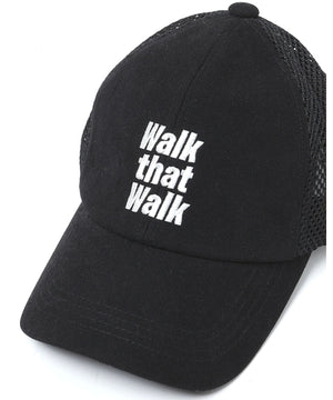 nonnative - DWELLER 6P MESH CAP "WALK THAT WALK" -BLACK