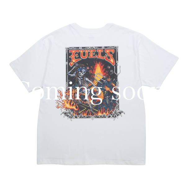 FUELS - S/S OUT OF HELL TEE - WHITE