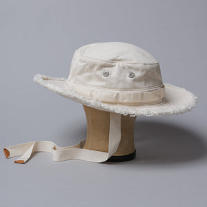 SOLARIS & Co. -Frayed Jungle Hat "COMBAT"- IVORY