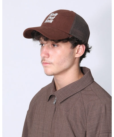 nonnative - DWELLER 6P MESH CAP "WALK THAT WALK" -BROWN