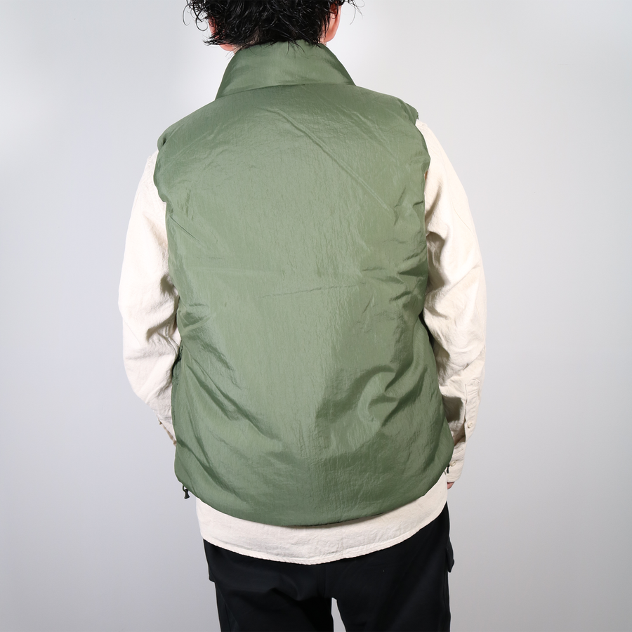 nonnative -HIKER PUFF VEST NYLON TAFFETA- OLIVE – anemoscope