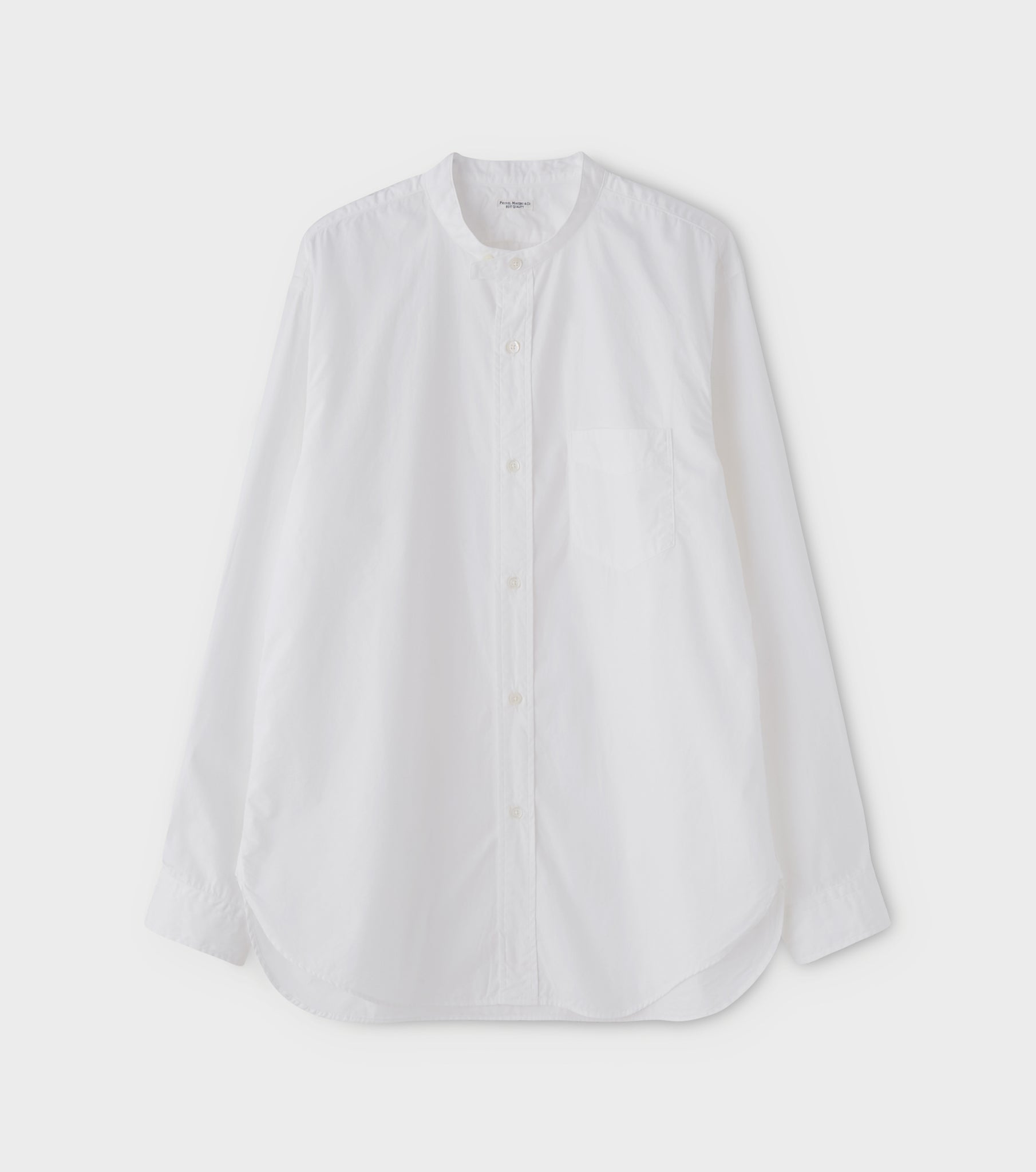 PHIGVEL フィグベル BAND COLLAR DRESS SHIRT バンドカラー