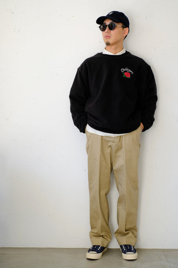 CHALLENGER - ROSE C/N FLEECE - BLACK