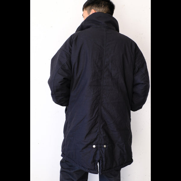 nonnative - TROOPER PUFF COAT COTTON BACKSATIN PIGMENT DYE WITH WINDSTOPPER® - BLACK
