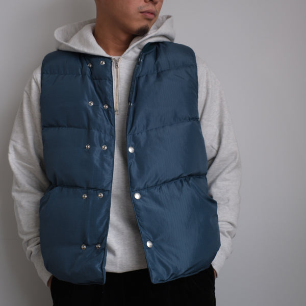 PHIGVEL -MOUNTAINEER DOWN VEST- CERULEA