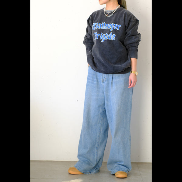 CHALLENGER - CLASSIC LOGO C/N SWEAT - BLACK