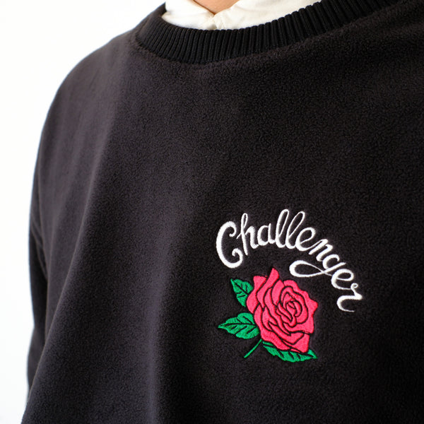 CHALLENGER - ROSE C/N FLEECE - BLACK