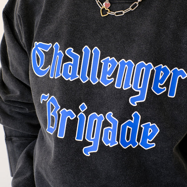 CHALLENGER - CLASSIC LOGO C/N SWEAT - BLACK