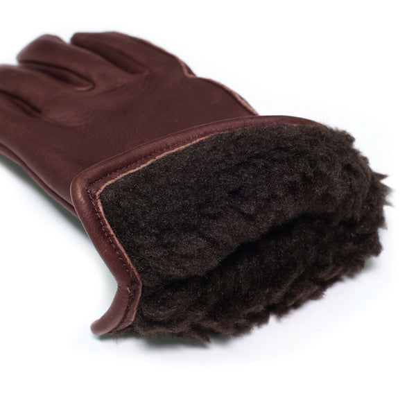 Lamp gloves -Winter glove- BROWN