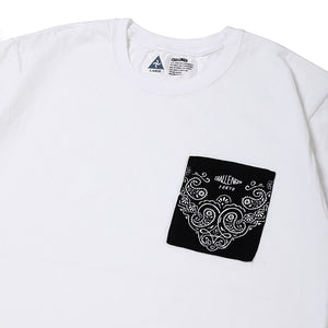 CHALLENGER （チャレンジャー）-BANDANA POCKET TEE- WHITE – anemoscope