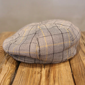 SOLARIS HATMAKERS & Co. -CLASSIC CASQUETTE OLDBOY- HOUNDSTHOOTH