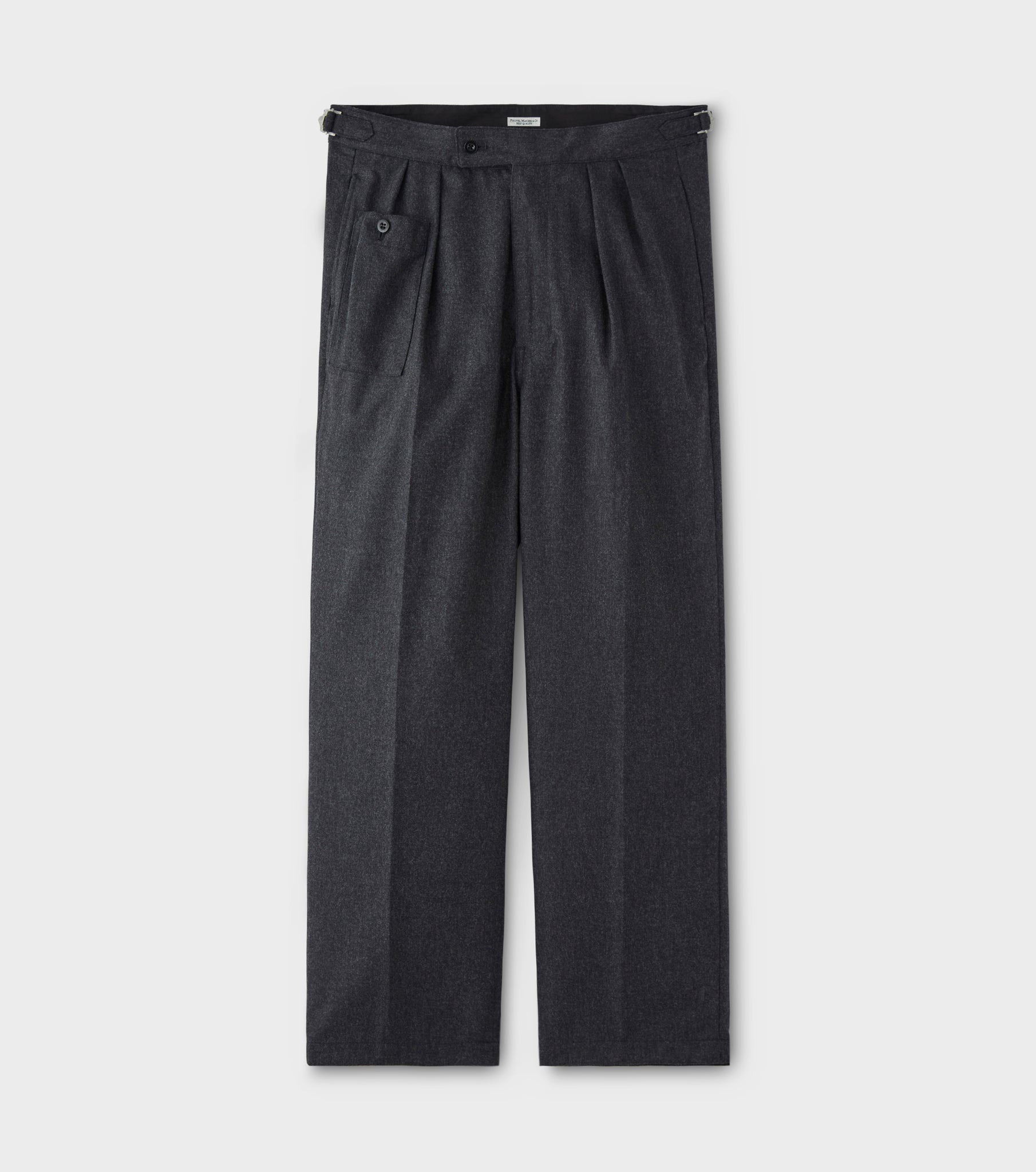 PHIGVEL（フィグベル）｜W/CA SAFARI TROUSERS- CHARCOAL