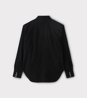 PHIGVEL -DENIM COWBOY DRESS SHIRT- BLACK