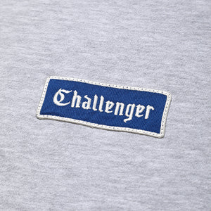 CHALLENGER -LOGO PATCH HOODIE- ASH GRAY
