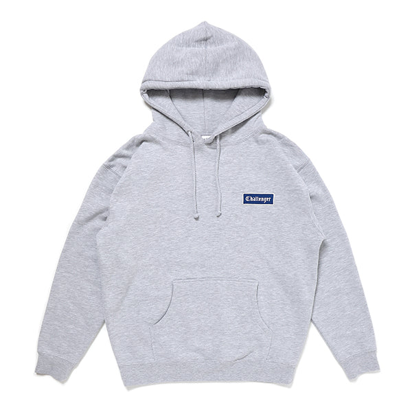 CHALLENGER -LOGO PATCH HOODIE- ASH GRAY