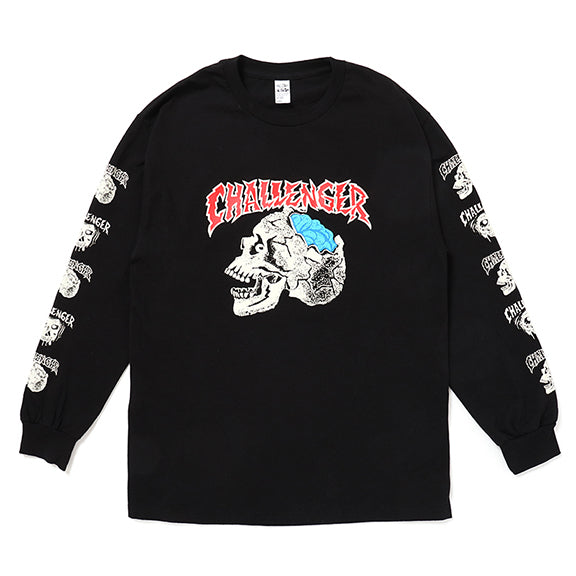 CHALLENGER （チャレンジャー）-ZOMBIE SKULL L/S TEE- BLACK – anemoscope